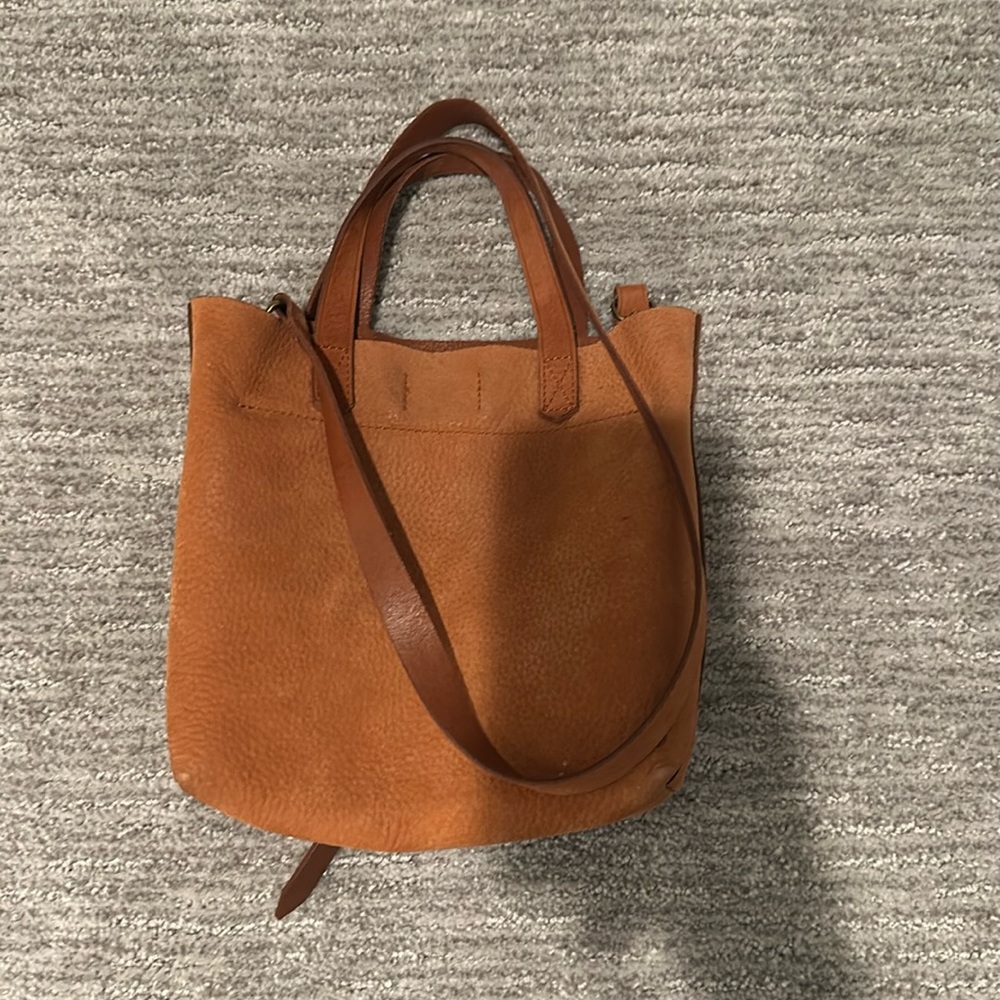Madewell suede crossbody handbag